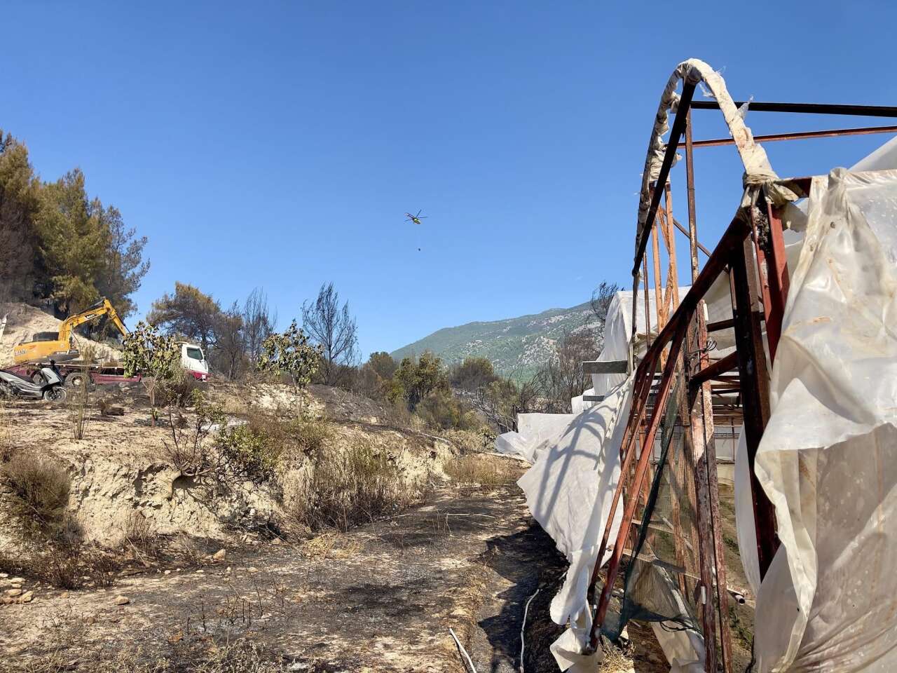 Seydikemer’de Yangından Etkilenen Üreticilere Destek Ziyareti 1